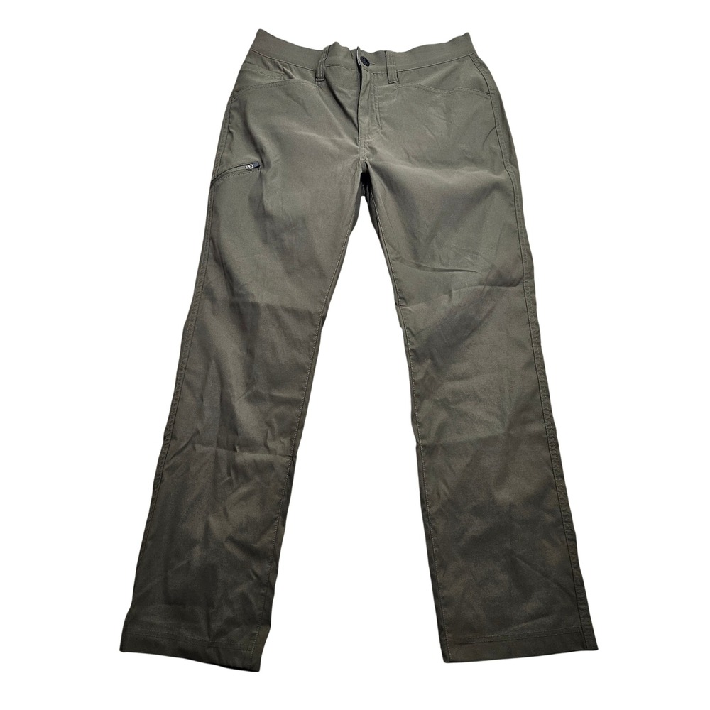 Orvis Mens 32x30 Olive Green Technical Stretch Water Repellent Utility Pants